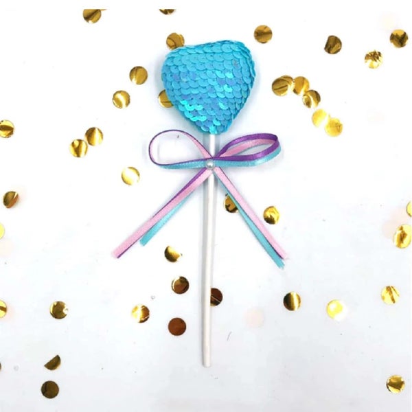 Cake Topper Cake Decorating Cupcake Topper Sequin Heart *Local Buy* Carousel 2