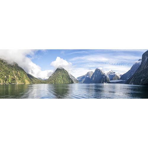 Rokit Wall Art. Milford Sound , clear blue sky. Large Canvas Print Carousel 2
