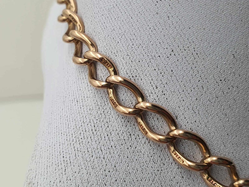 Curb Link Chain in 9ct Yellow Gold 22.80 Grams62863232230273114