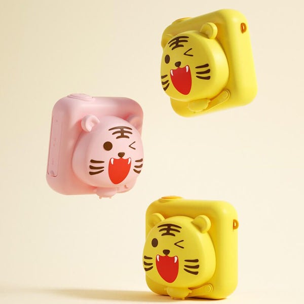 Cute Tiger Fun Digital Children Camera 1080P A3 Carousel 2