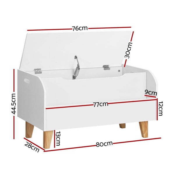 Keezi Kids Toy Box Bookshelf Storage Children Room Bookcase Organiser Display Carousel 2
