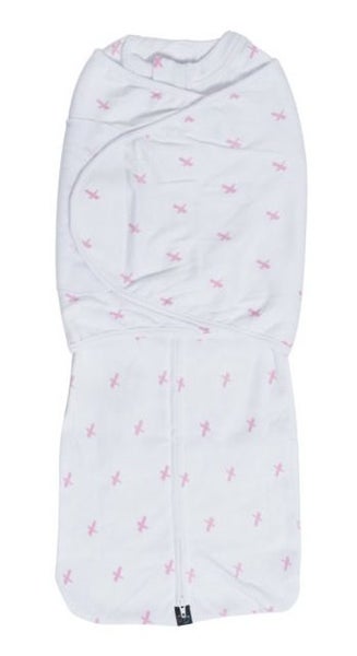 Mum 2 Mum: DreamSwaddle - Pink Criss-Cross (Small) Carousel 1