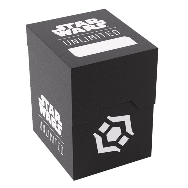 Gamegenic Star Wars Unlimited Soft Crate Deck Box - Black/White Carousel 2