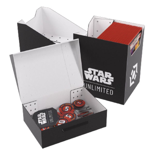 Gamegenic Star Wars Unlimited Soft Crate Deck Box - Black/White Carousel 9