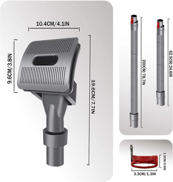 Dog Pet Groom Tool Attachment Compatible with Dyson V7 V8 V10 V11 V12 V15 Carousel 2