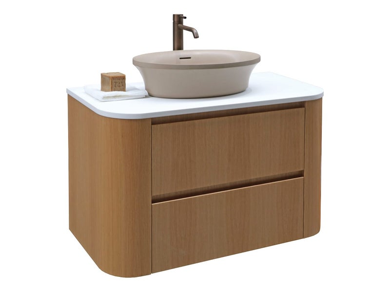 Stanza Curve Opaco 900 2 Drawer Vanity *Sample* Was $4999 Carousel 1