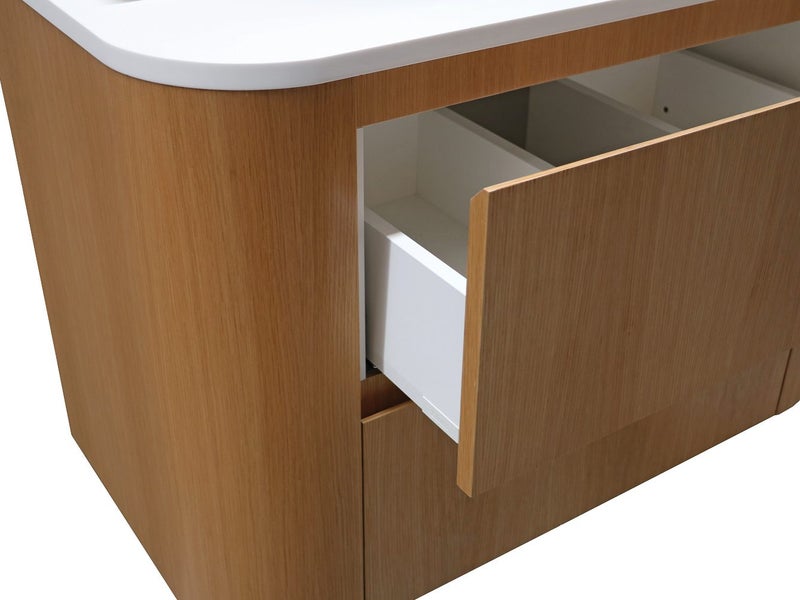 Stanza Curve Opaco 900 2 Drawer Vanity *Sample* Was $4999 Carousel 2