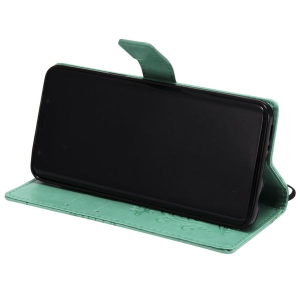 Moto M case Embossed Butterfly Wallet Leather Case Carousel 5