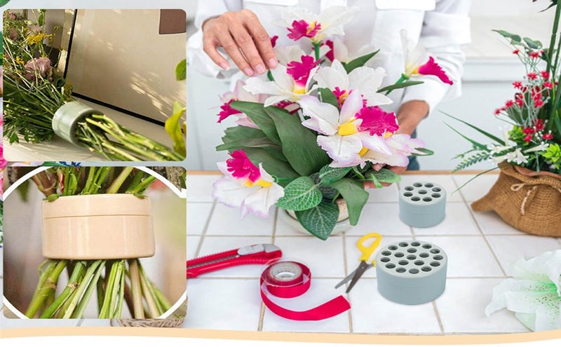 Spiral Ikebana Stem Holder,Spiral Stem Holder for Vases,Spiral Flower Stem Holde Carousel 1