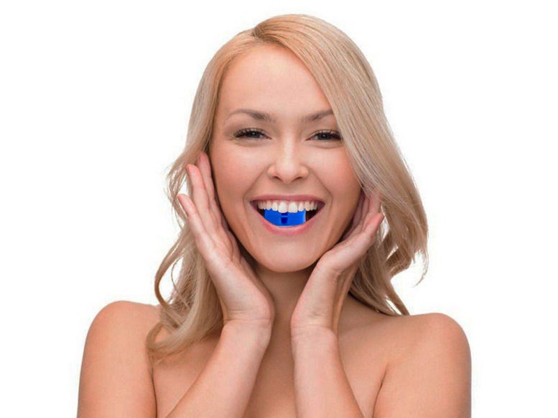 1Pc Jaw Exerciser Silicone Jawline Shaper Facial Exerciser - Blue Carousel 3