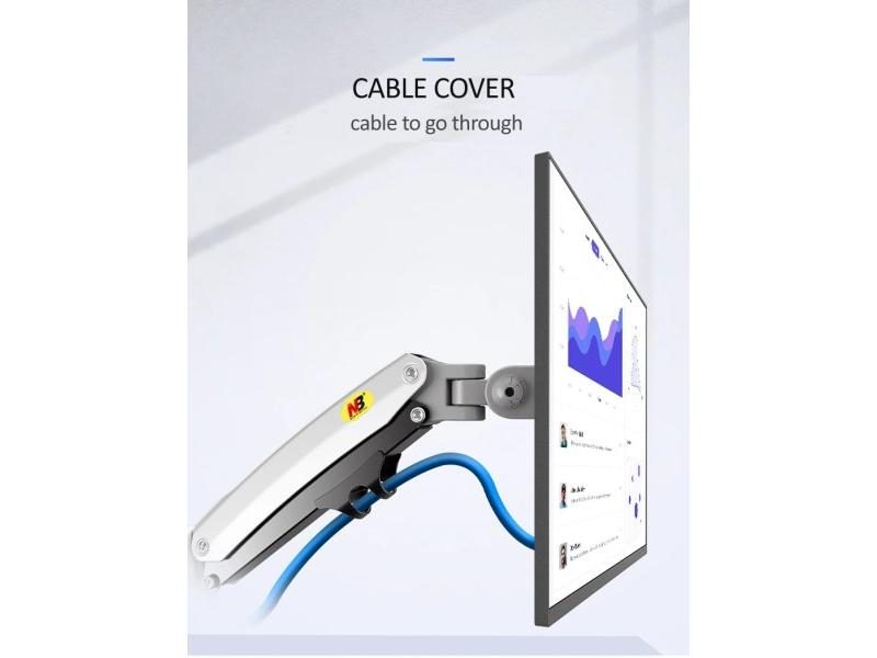 NB H180 Double Monitor/display/lcd Tv Mount 2-9kg/2-12kg Dual Arm Clamp Bracket Carousel 1