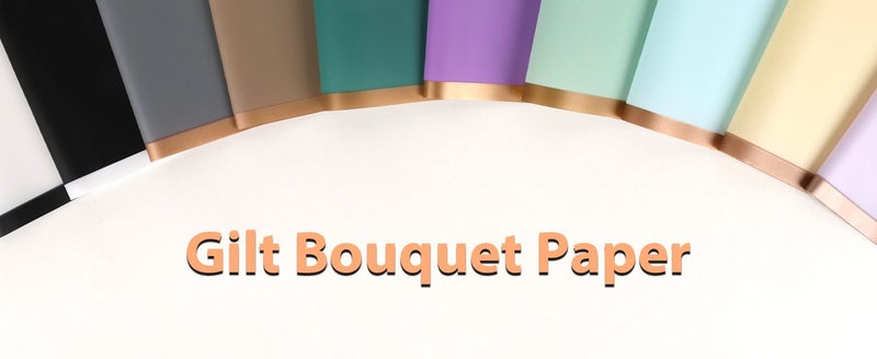 20 Sheets Flower Wrapping Paper - Waterproof Floral Bouquet Wrapping Paper,Flori Carousel 1