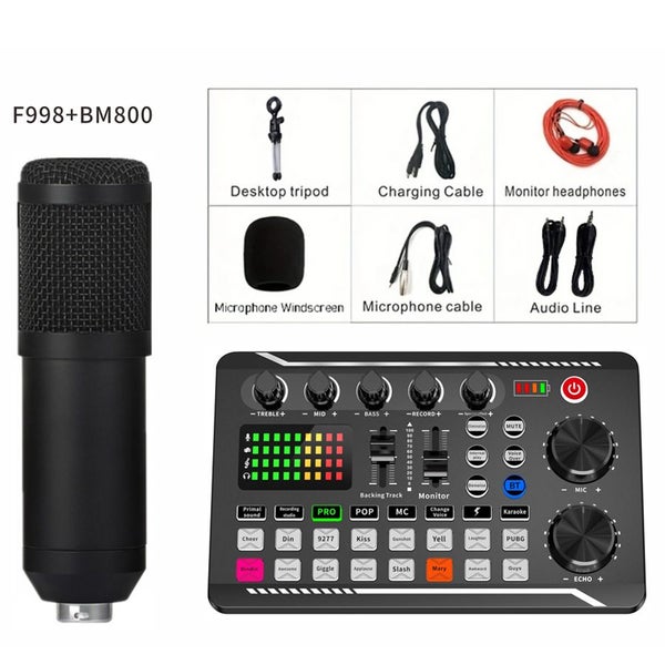 Professional Audio Mixer Live Sound Card and Audio Interface with DJ Mixer Carousel 1