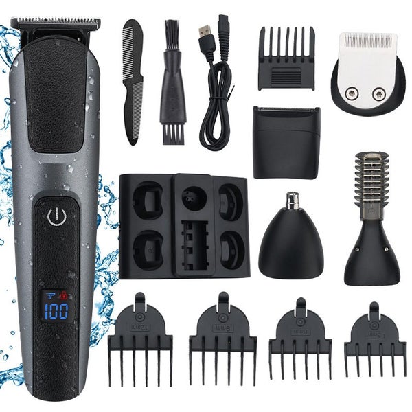 Electric Beard Trimmer Cordless Rechargeable Waterproof Hair Trimmer Carousel 1