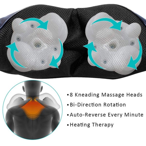 Neck Massager Shiatsu Massager Neck Shoulder with Heat Function Massager Carousel 2