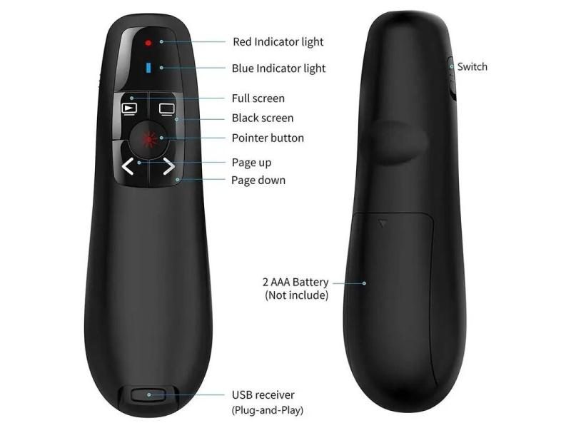 Wireless Powerpoint Pen Presentation Clicker USB Remote Control Presenter Carousel 1