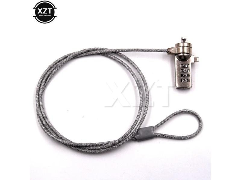 1pcs Laptop Lock 4 Digit Security Cable For Travel Carousel 1