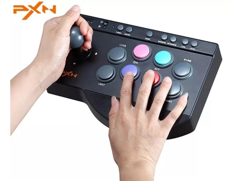 PXN 0082 USB Wired Game Joystick Arcade Console Rocker Fighting Controller Carousel 1