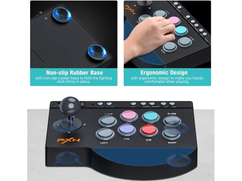 PXN 0082 USB Wired Game Joystick Arcade Console Rocker Fighting Controller Carousel 2