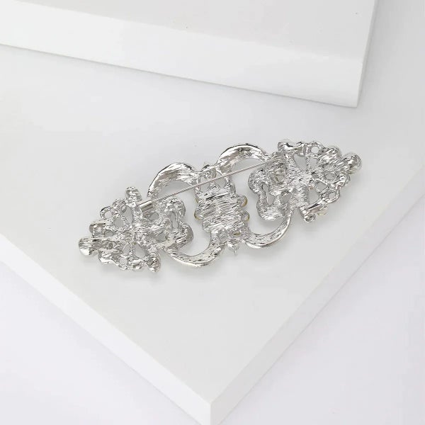 Sparkling Rhinestone Brooch For Women Office Party Accessory Carousel 5