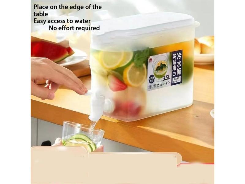 Food Grade Cold Water Jug With Tap Large Capacity Kitchen Container Carousel 1