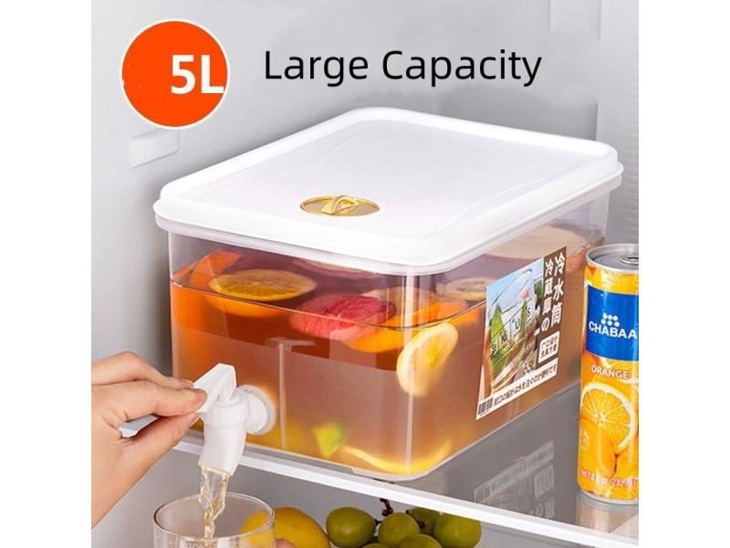 5L Cold Water Kettle W/Faucet Refrigerator Cooler For Summer Carousel 2