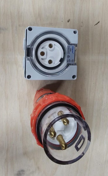 32A Socket and Plug set Single Phase Carousel 2