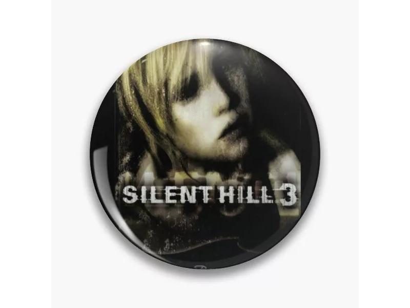Silent Hill 3 Eu Ps2 Original Box Art Customizable Soft Button Pin Gift Badge Carousel 1