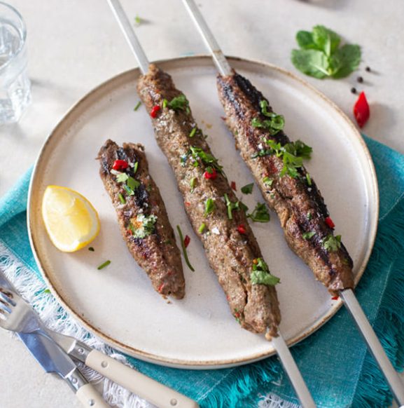 60cm 5mm Wide Square Stainless Steel Kebab Skewer ( One Piece) Carousel 2