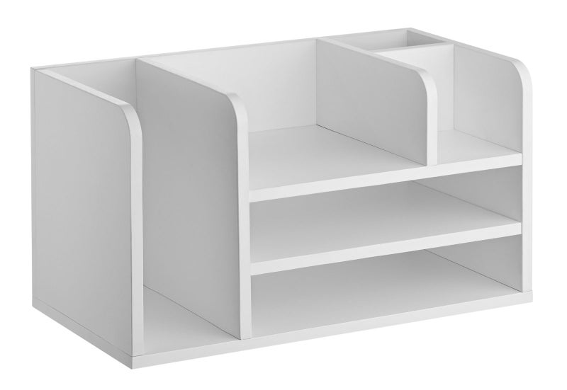 Gorilla Office: Space Saving Desktop Organizer - White Carousel 2