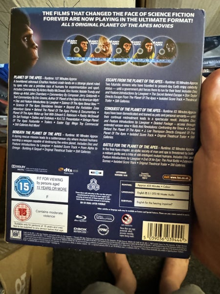 Planet of the Apes 5 Film Collection Carousel 2