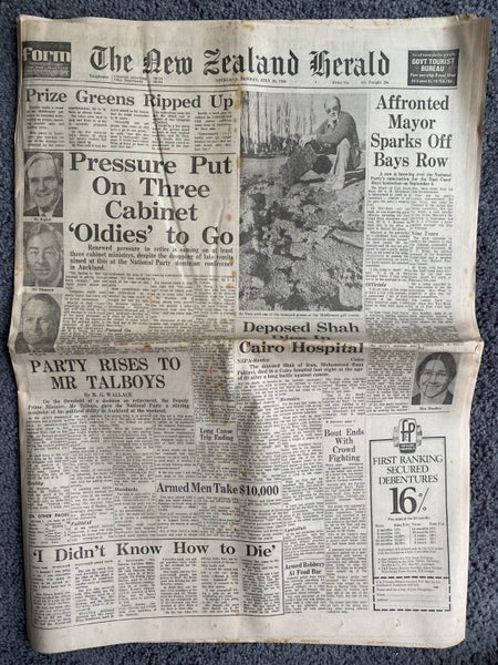 OLD NEWSPAPER: The New Zealand Herald - 28th July 1980 Carousel 2