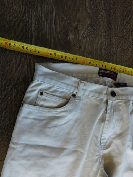 White Urban Supply Size 87 Cotton Jeans 3/4 Pants Carousel 2