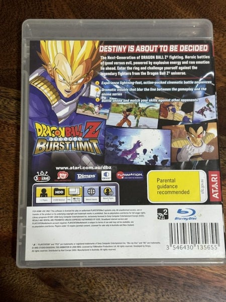 PS3 - Dragon Ball Z: Burst Limit Carousel 2