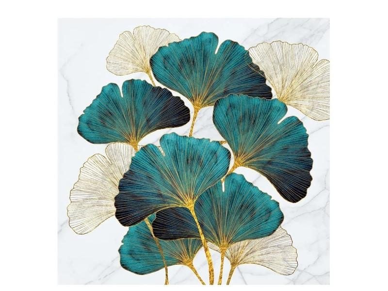 Ginkgo Leaf Cross Stitch DIY Embroidery Kit 11CT/9CT Cotton Thread Set Carousel 1