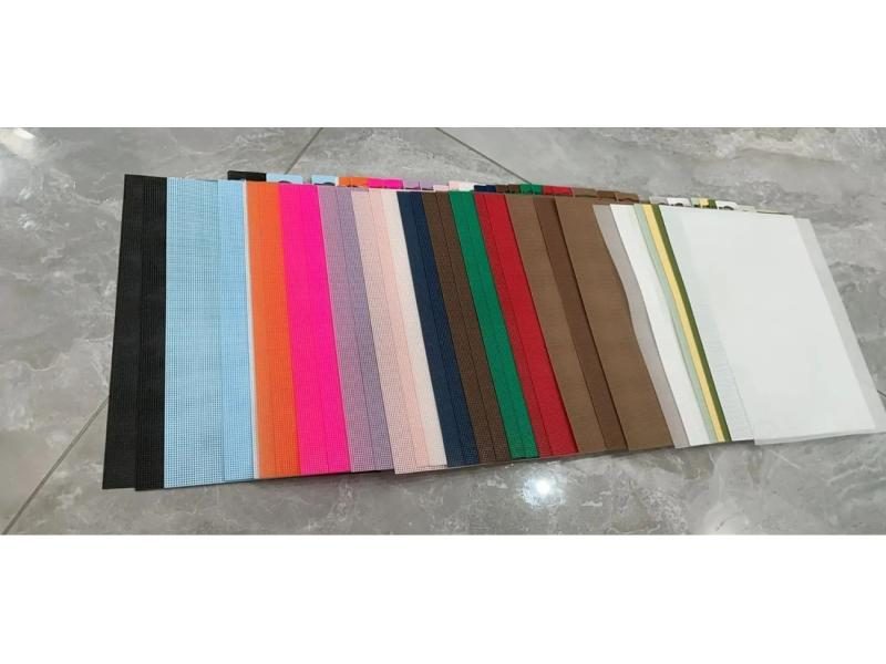 1pc 14ct Plastic Color Canvas Fabric 28x21cm Cross Stitch Ornaments For DIY Carousel 2