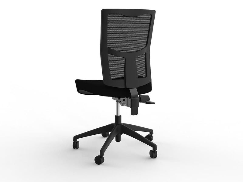 Knight's Urban Mesh Highback Ergonomic Chair Black Nylon Base, Assembled Carousel 2