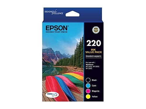 Epson 220 Value Pack 4 Colour Ink Cartridge Carousel 1