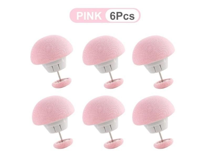 4/6/8pcs Mushroom Quilt Clips Macaron Pegs Duvet Sheet Cover Quilt Holder Carousel 1