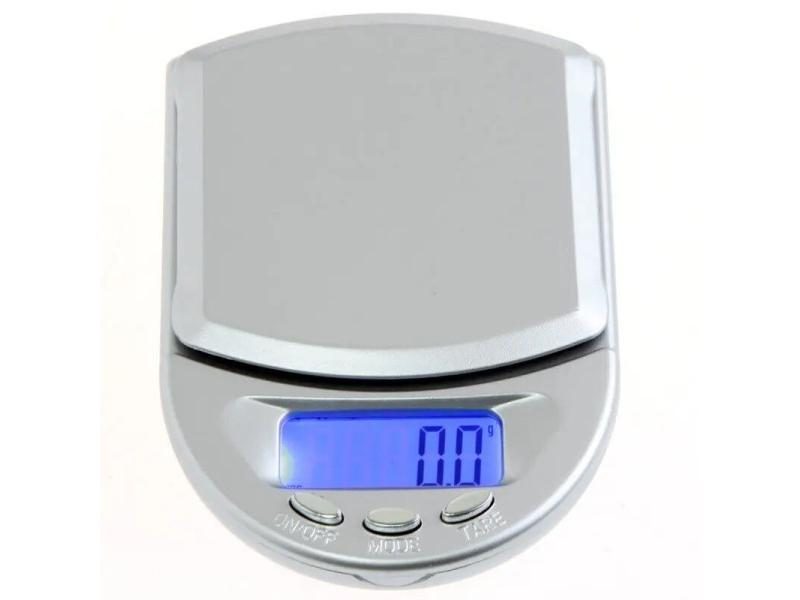 Mini 500G Digital Pocket Scale With Blue LCD Display 0.1G Precision Carousel 2