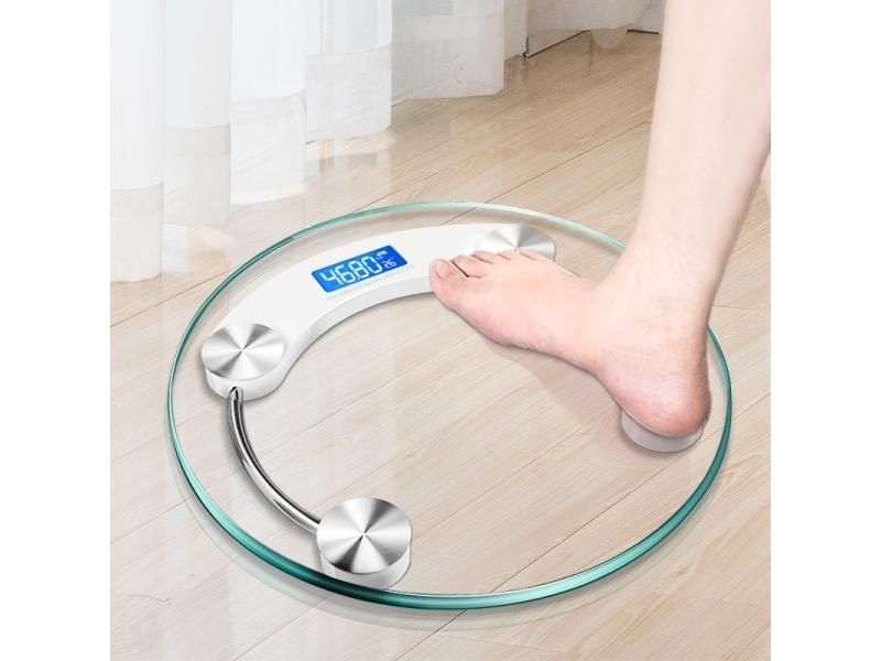 LCD Display Night Vision Toughened Glass Electronic Digital Bathroom Gym Smart Carousel 2