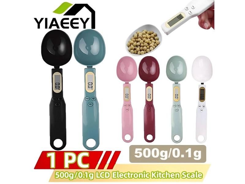 Electronic Kitchen Scale 500g 0.1g LCD Digital For Food Milk Coffee Carousel 2