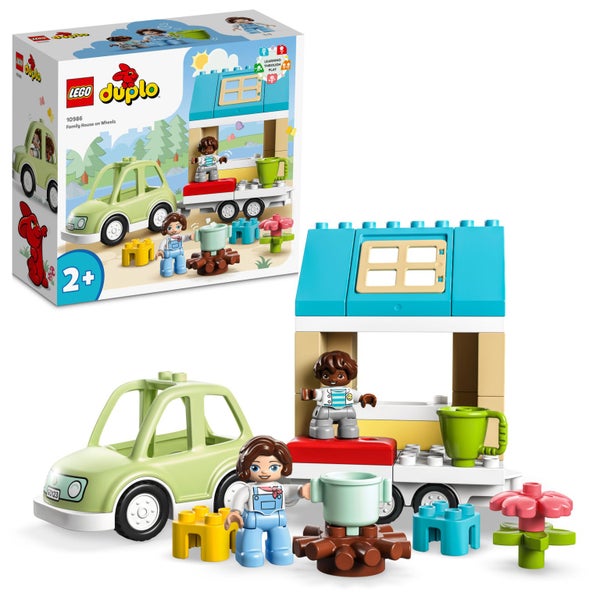 LEGO DUPLO: Family House on Wheels - (10986) Carousel 1