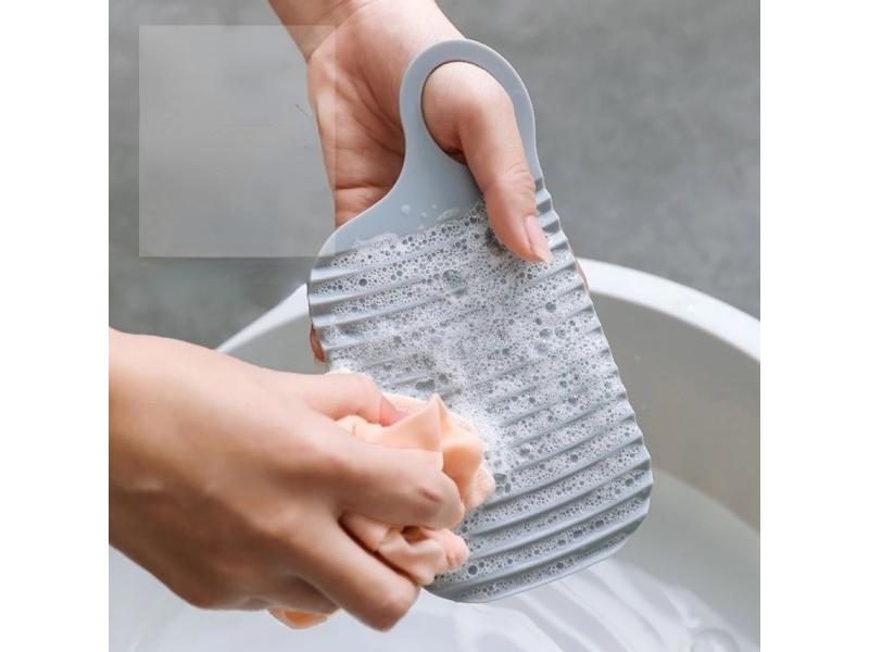 Travel Thicken Mini Washboard Non Slip Laundry Accessories Board Washing Carousel 2