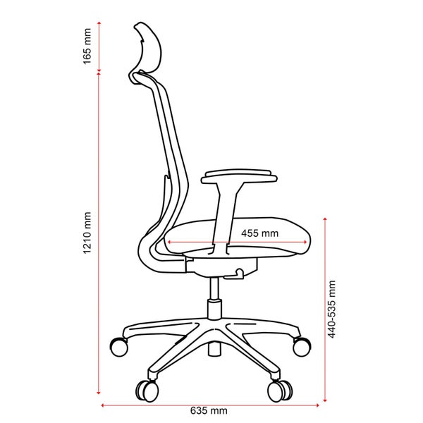 Buro Elan Ergonomic Chair, Light Grey Mesh Back, Fabric Seat, Seat Slide, Arm... Carousel 7
