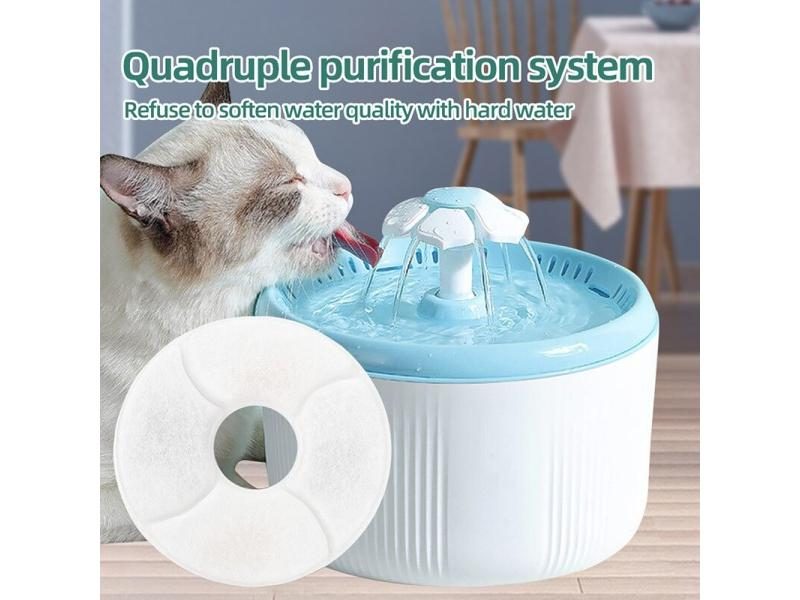 4Pack Replacement Filters For Cat Fountain Pet Water Fountain Filter Activated Carousel 1