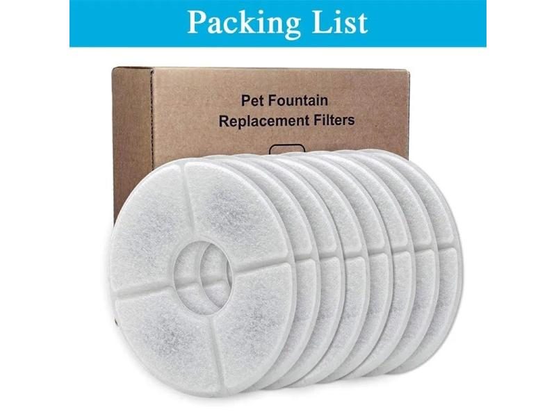 Activated Carbon Filter For Cat Water Fountain Replaced Filters For Pet Carousel 2