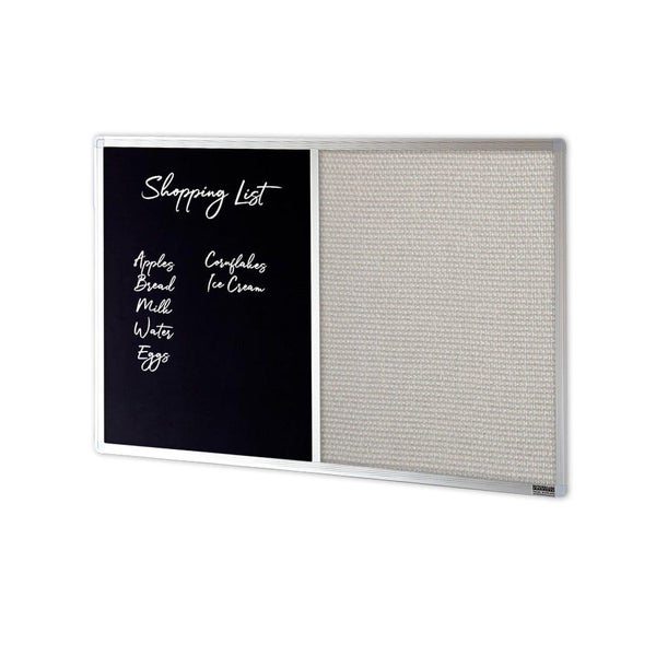 Dualboard - Chalkboard & Standard Fabric Pinboard 1220mm x 1800mm (Choice of ... Carousel 2