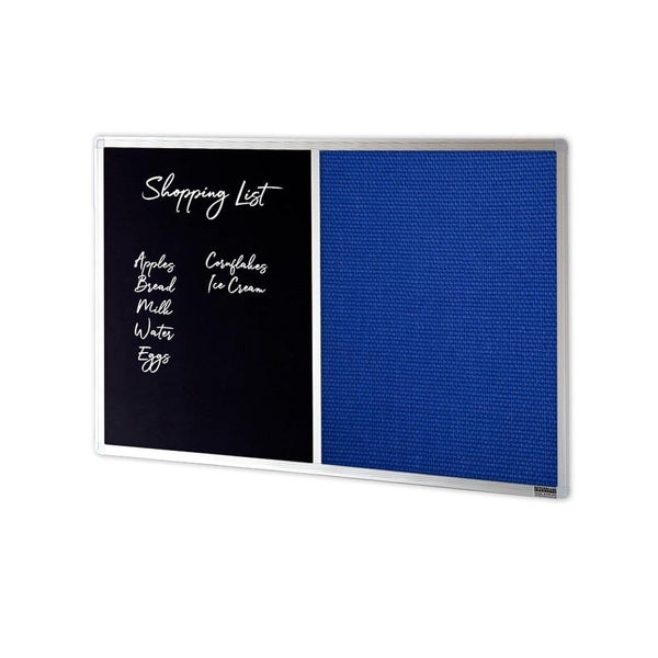 Dualboard - Chalkboard & Standard Fabric Pinboard 1220mm x 2400mm (Choice of ... Carousel 2