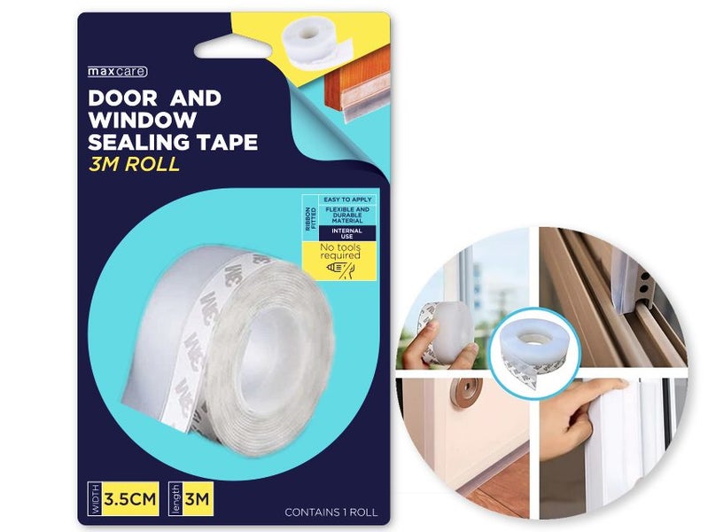 Door and Window Sealing Tape 3.5x300cm - Door Sealing Strip, Door Window Seal Carousel 1